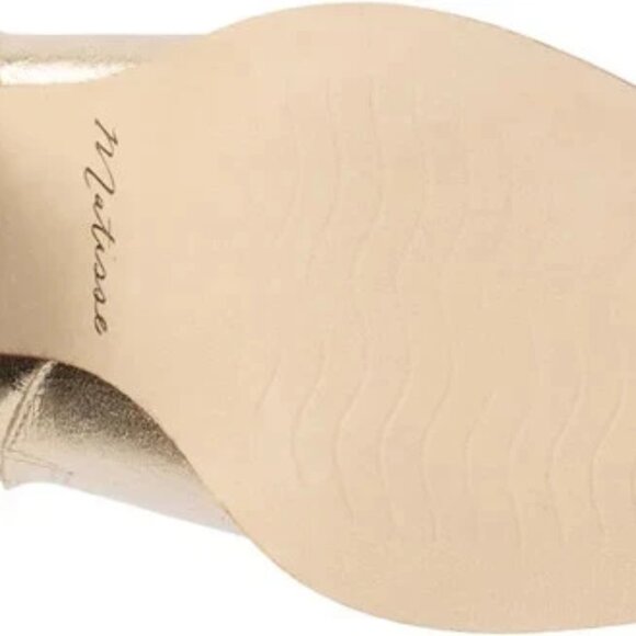 Matisse Gold Leather Heeled Caty Boots/Booties Ladies - Picture 6 of 6